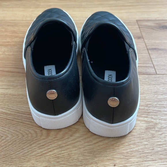 Steve Madden Women's Shoes Steve Madden ECENTRCQ Slip On Sneaker Size 7 Black - Picture 3 of 7